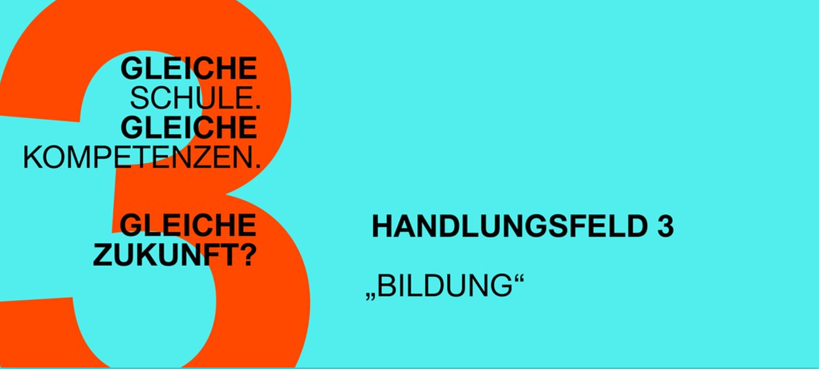 Handlungsfeld 3 - Bildung