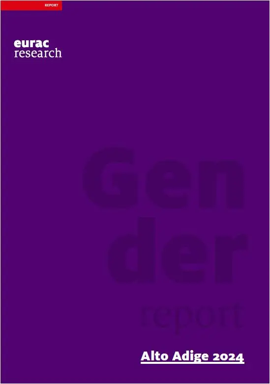 Genderreport Alto Adige 2024 - Eurac Research