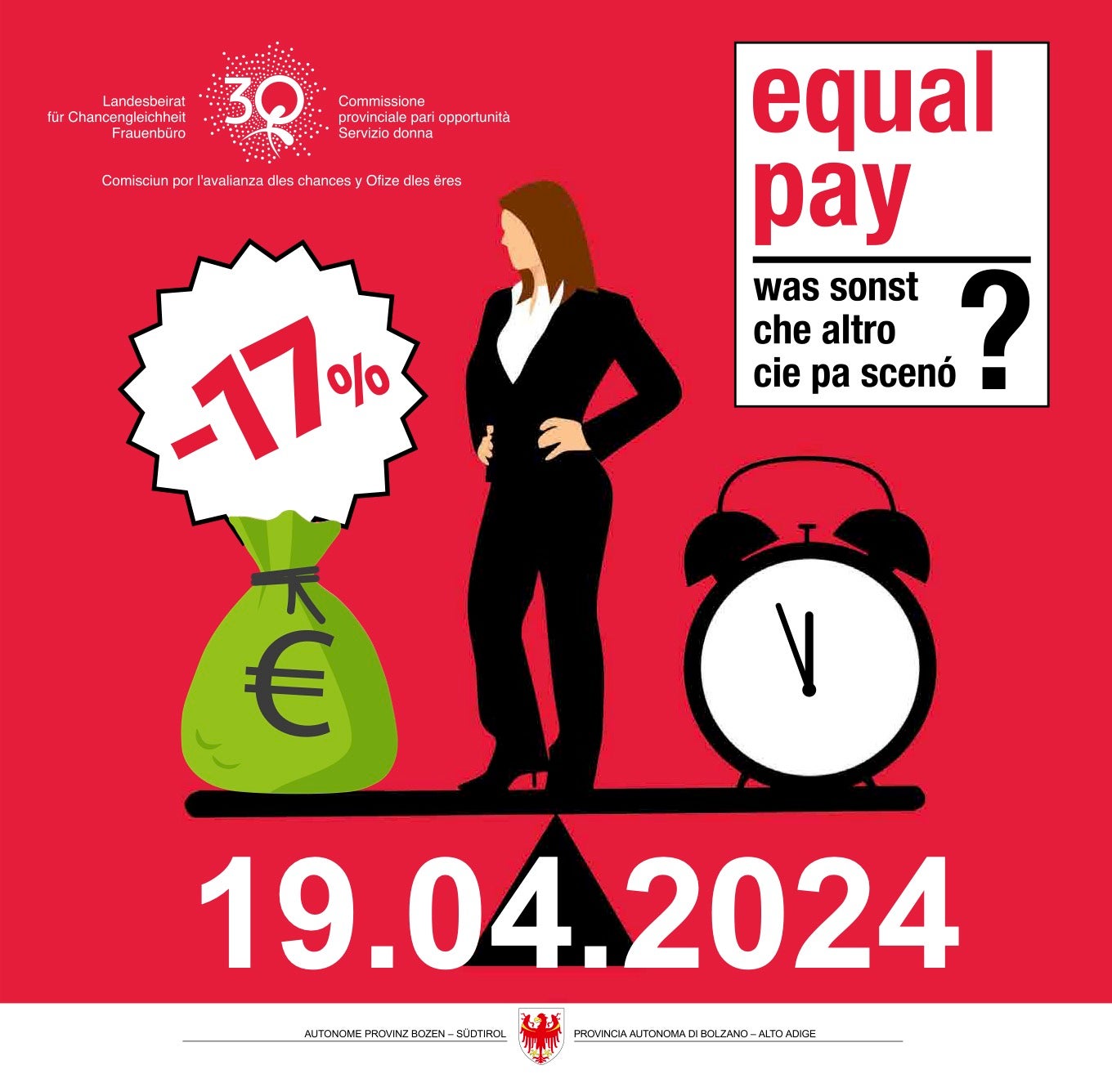 Gender Pay Gap Alto Adige 2024