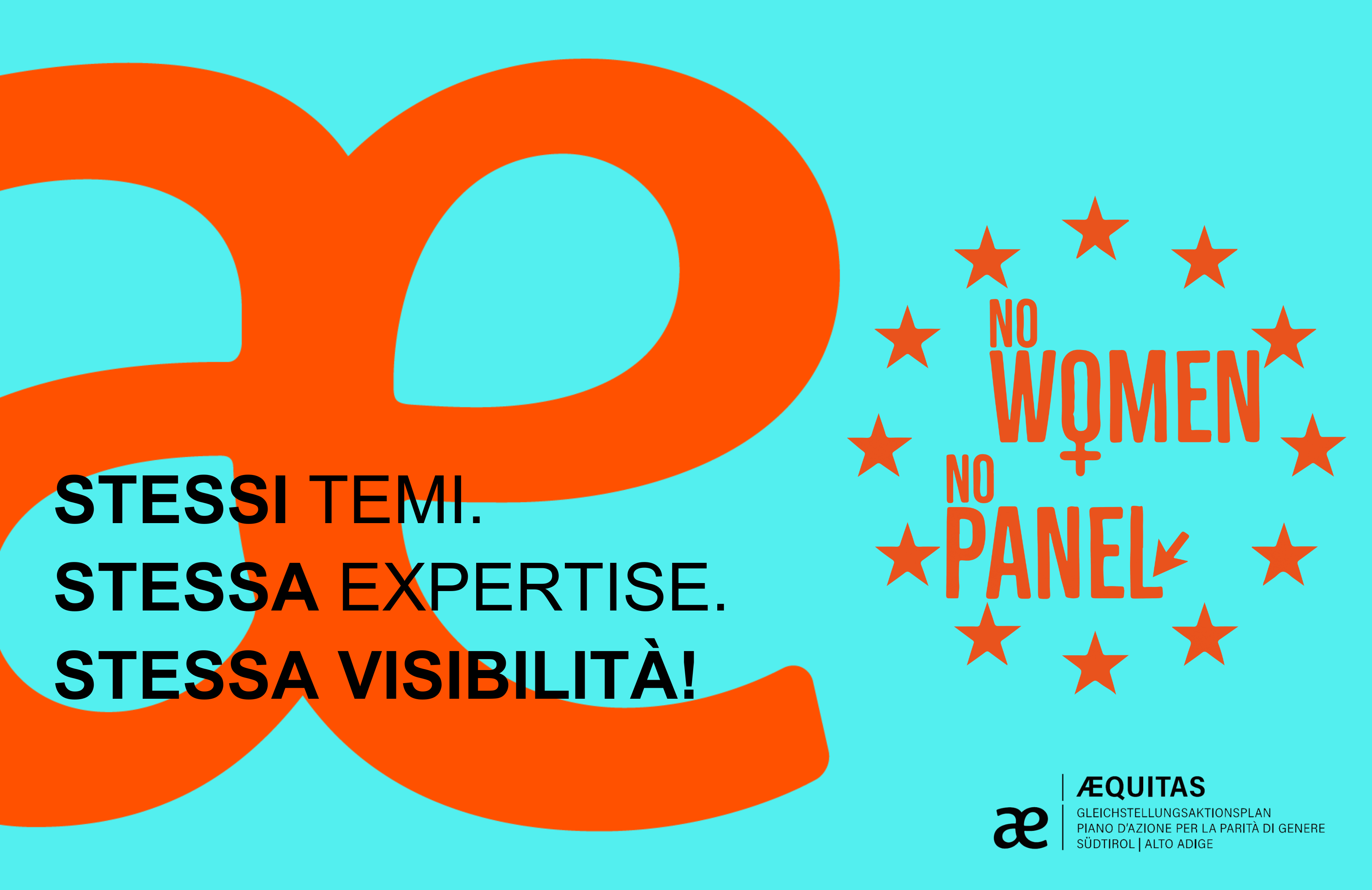 La stessa visibilità è l'obiettivo: No Women No Panel!
