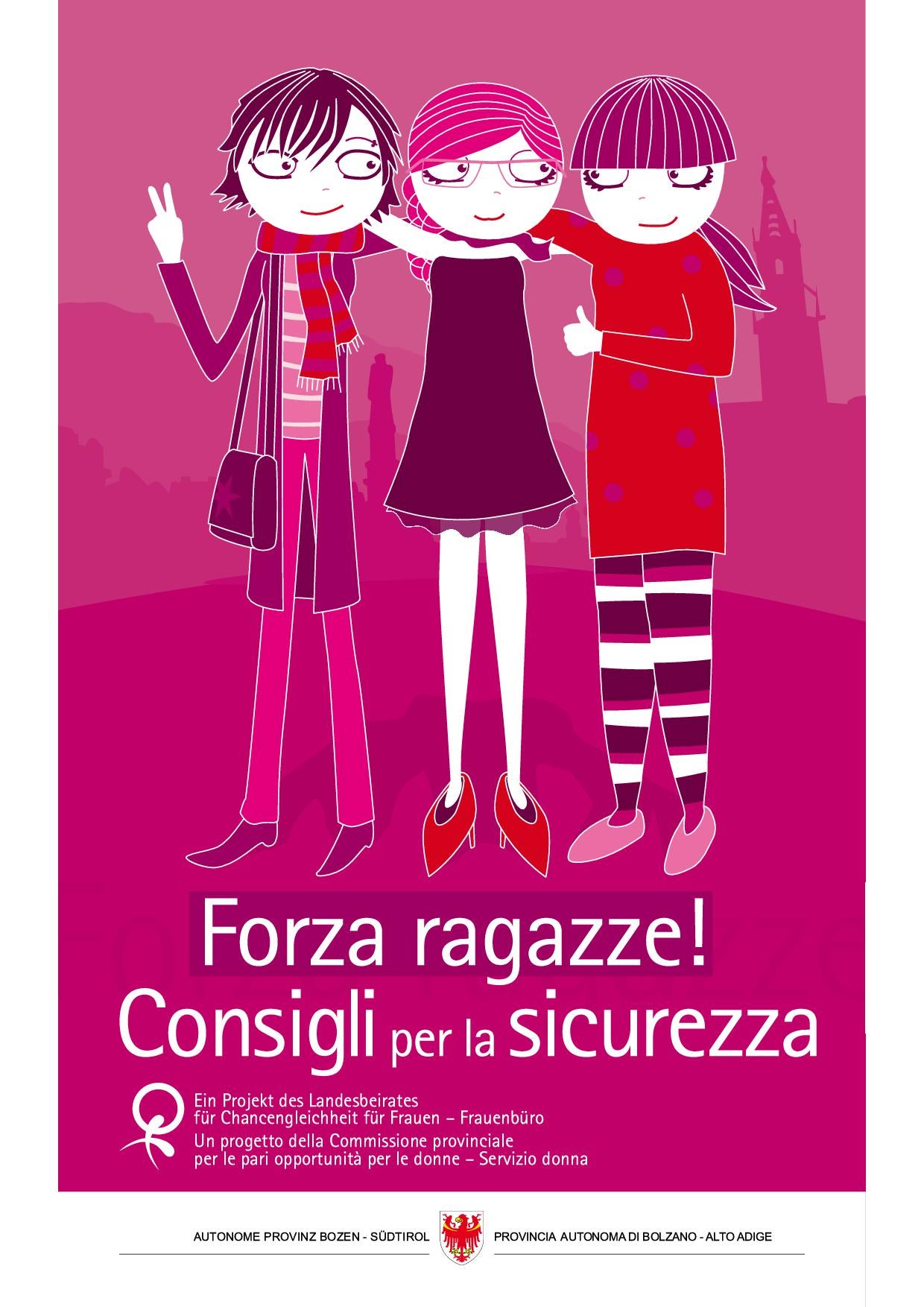 Brochure Forza ragazze! Consigli per la sicurezza
