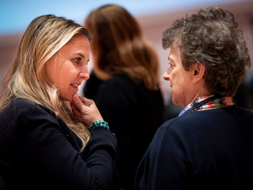  Ulrike Oberhammer e Luisa Gnecchi (Foto: USP/Fabio Brucculeri)
