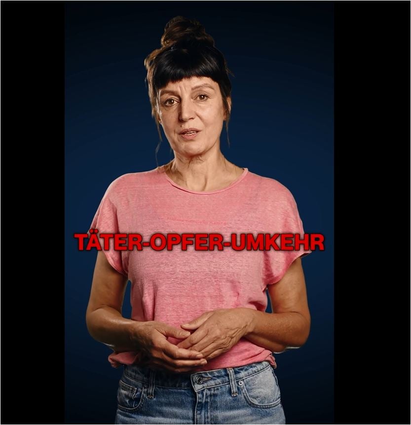 Wie oft erleben wir, dass dem Opfer eine Schuld zugeschoben wird...?