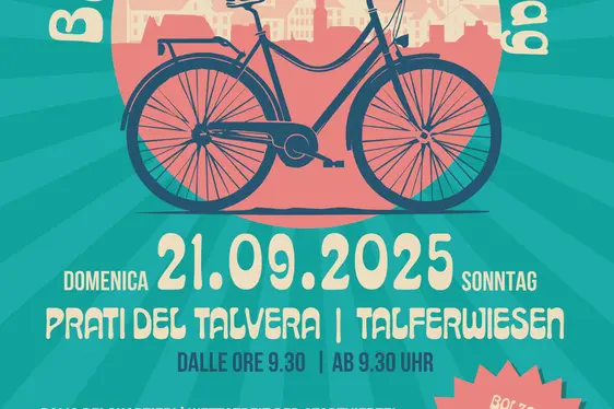 Flyer von Bolzanoinbici - Boznerradtag (Foto: Gemeinde Bozen)