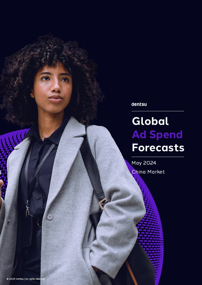 dentsu global ad spend forecast may 2024