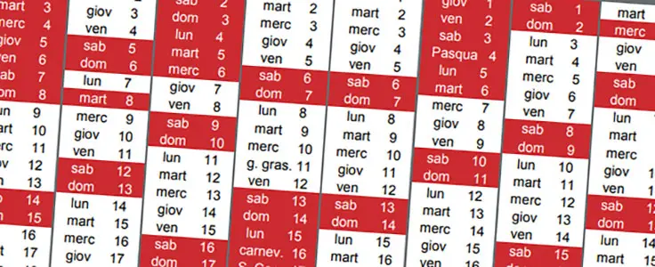 Calendario Calendario