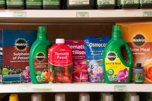 A selection of fertilisers