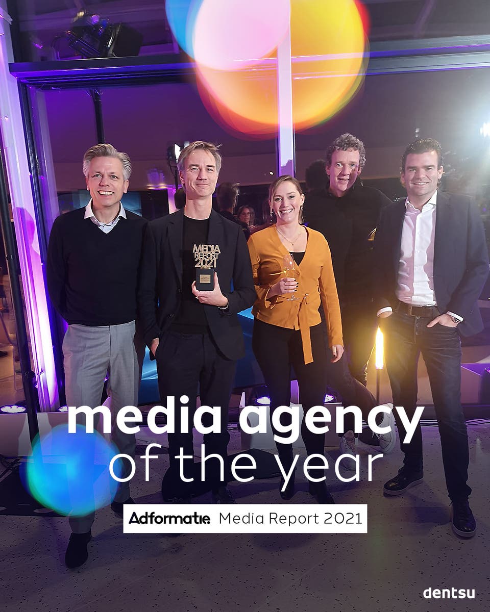 Dentsu elected Media Agency of the Year in Adformatie Media Report 2021