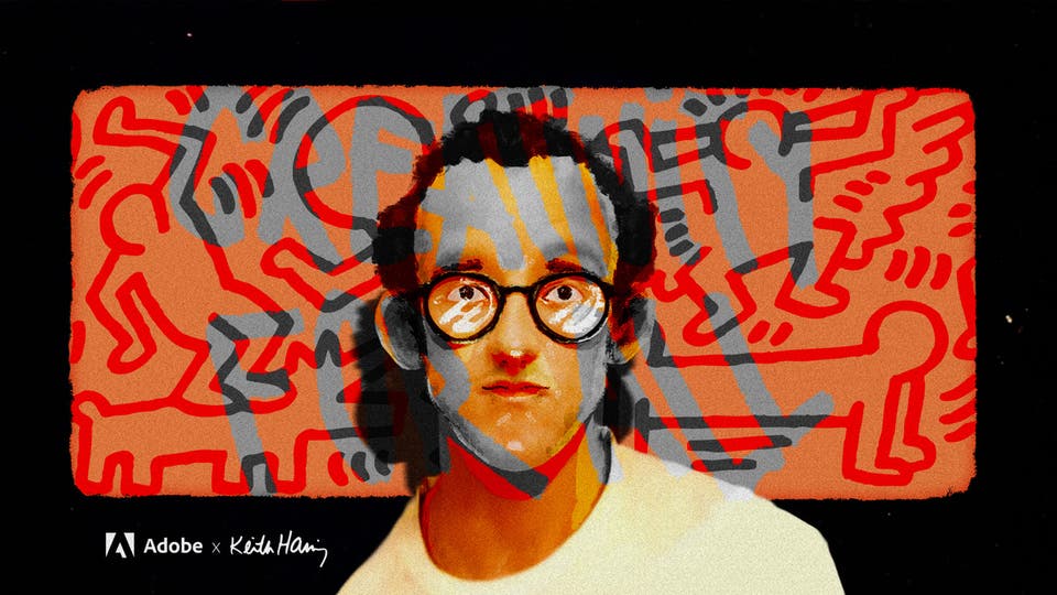 Adobe X Keith Haring