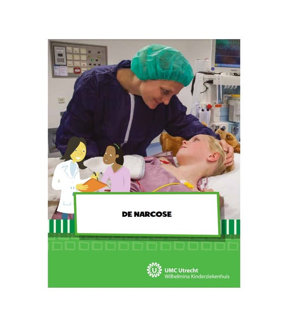 Kaft van de folder narcose