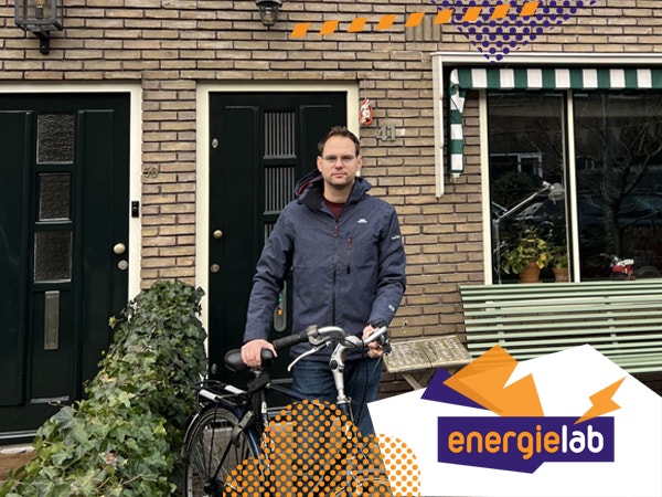 Robbin Habekotté, deelnemer thuisbatterij-test Energielab Vereniging Eigen Huis.