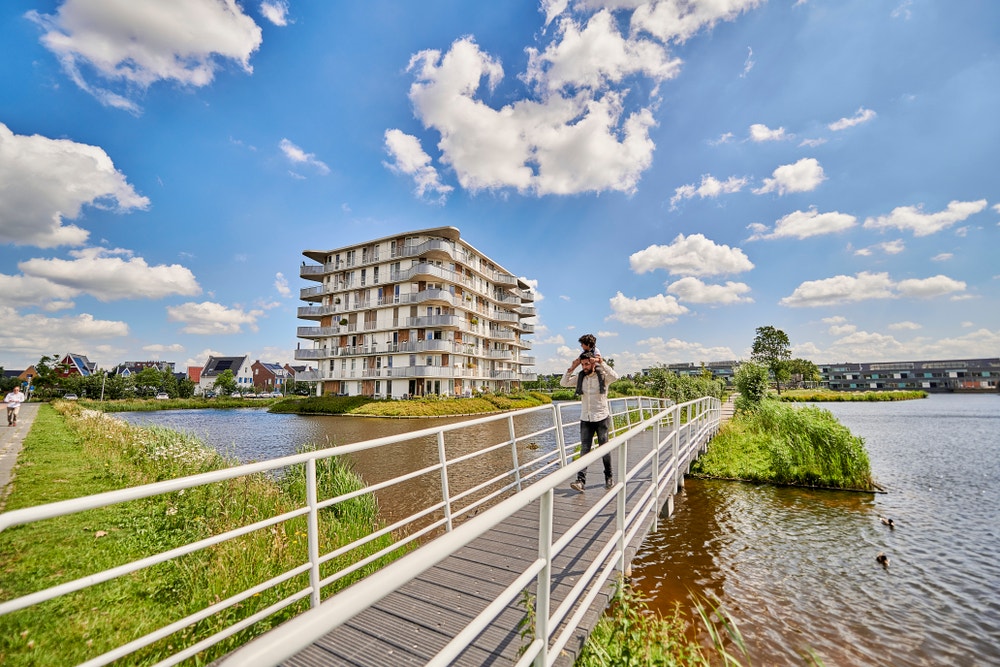 loopbrug in park