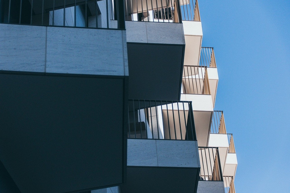 Balkons van beton