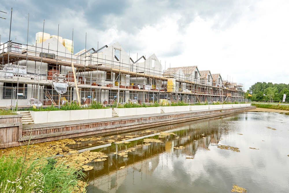 woningen in aanbouw
