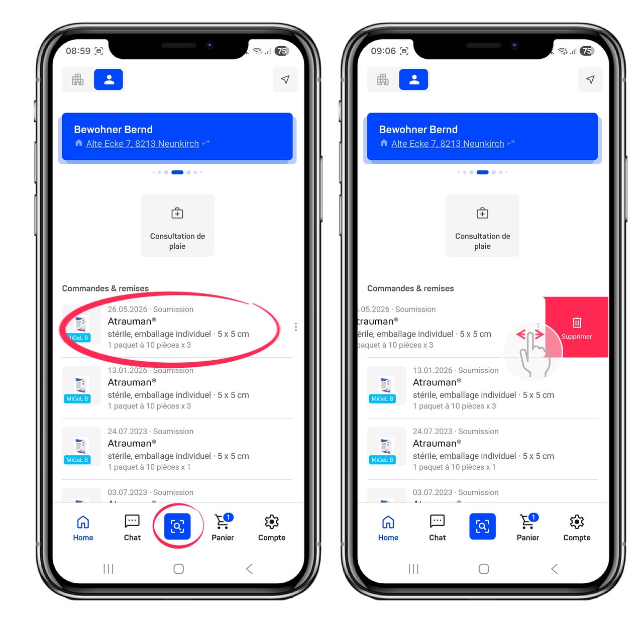 Startseite Produktübersicht fr