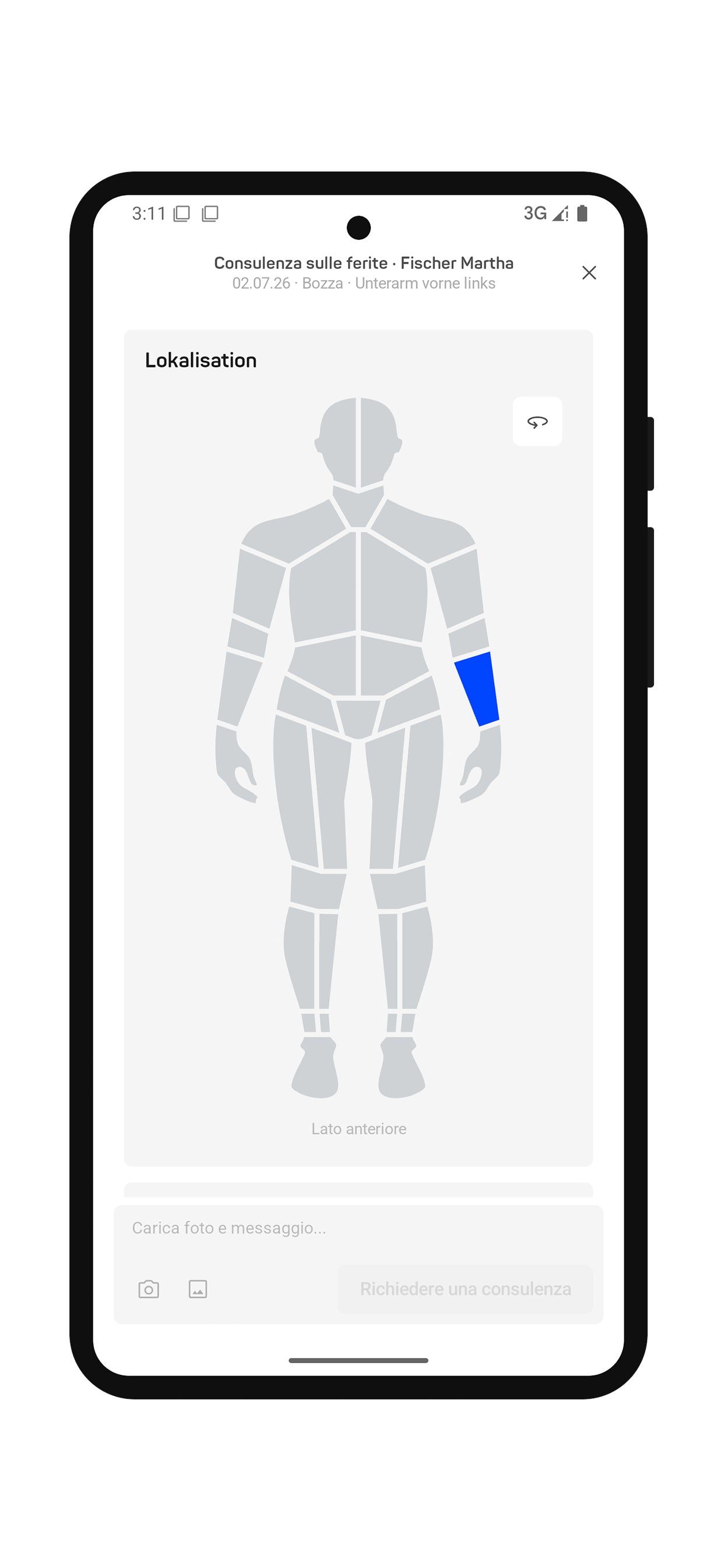 App IT wound consultation framed