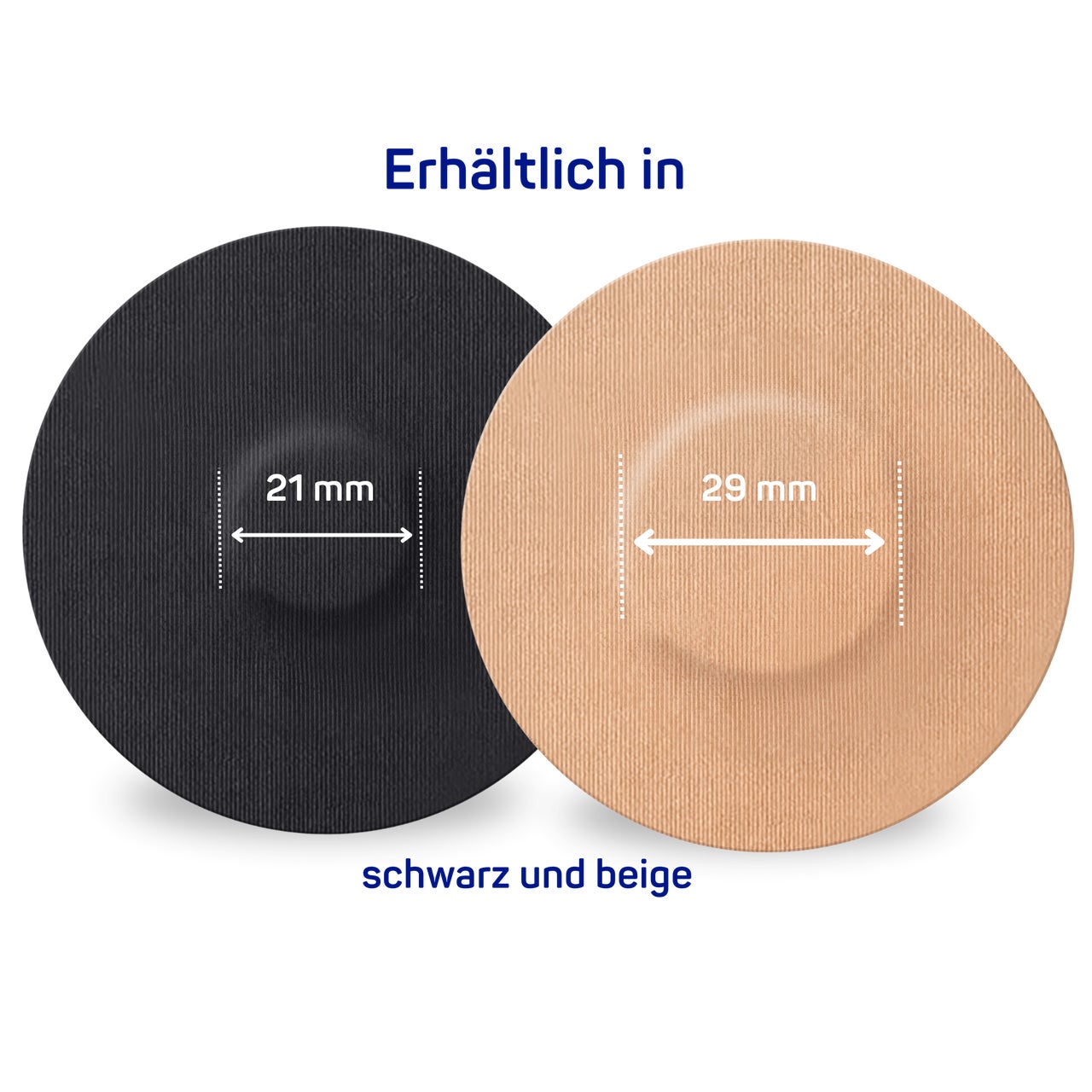 DermaPlast Sensor Patch beige und scwharz