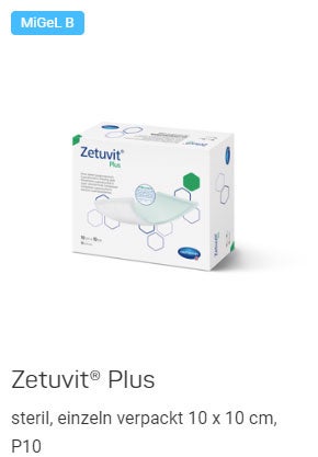 Verpackung von Wundauflagen
