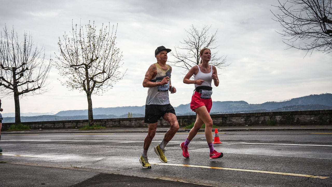 Philipp Bosshard beim Zürich Marathon