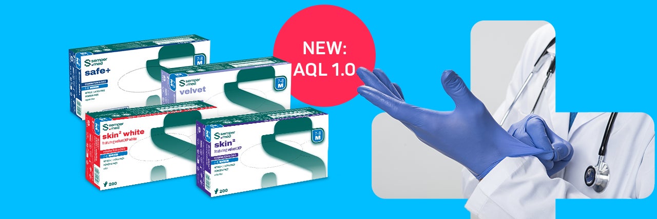 Relaunch der sempermed® Untersuchungs-handschuhe