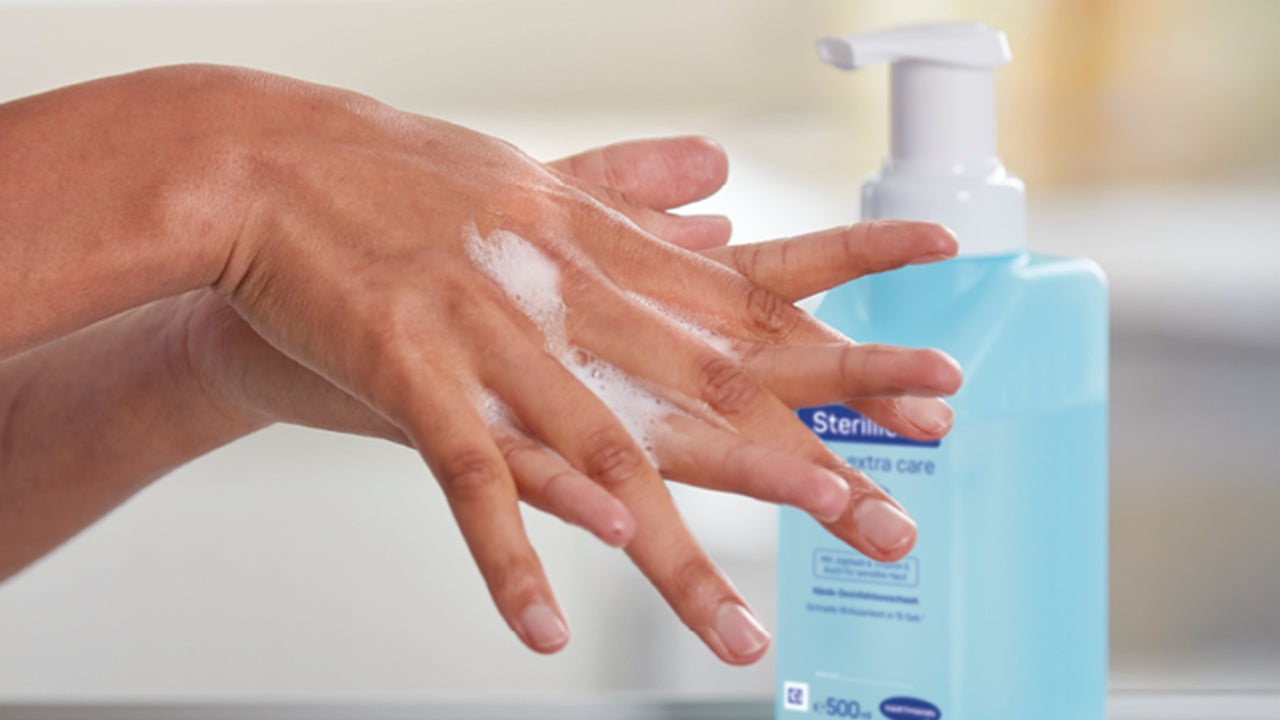Handdesinfektion sterillium foam