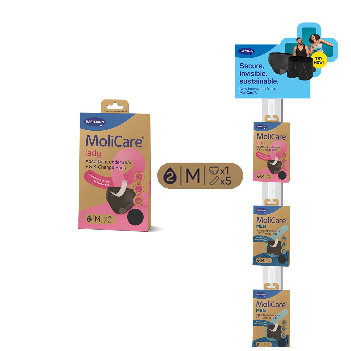 MC absorbent underwera Display Test