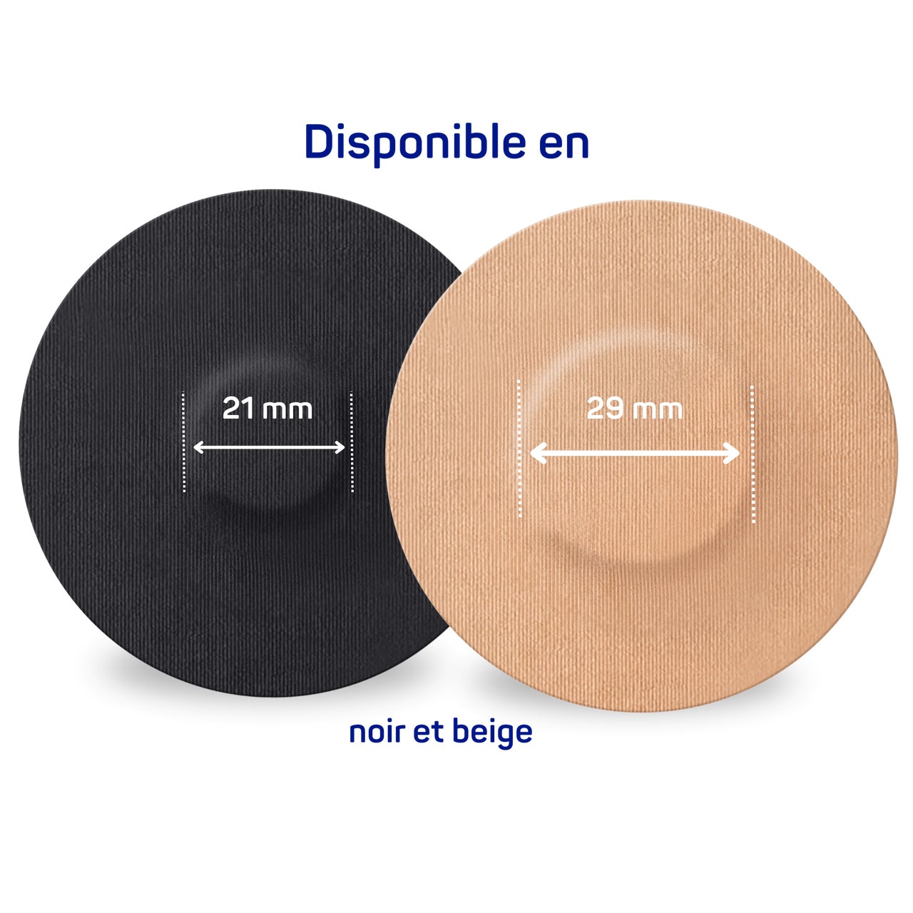 DermaPlast Sensor Patch beige et noir