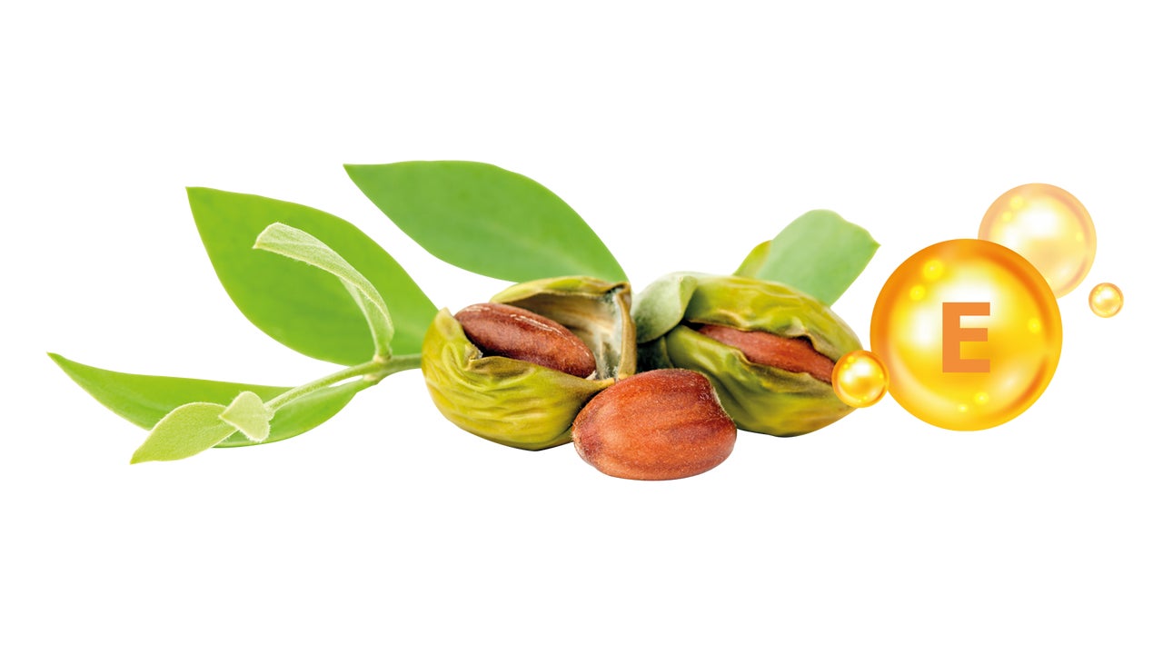 d’huile de jojoba et de vitamine E