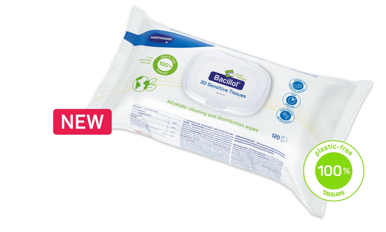Teaser Bacillol 30 Sensitive Green Tissues