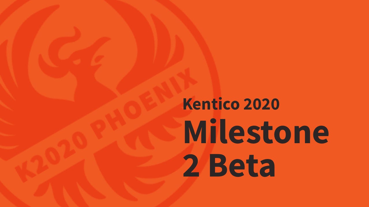 Kentico 2020