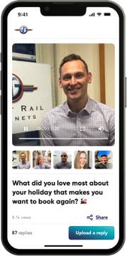 Example of how you could source genuine customer content from Great Rail Journeys customers. 