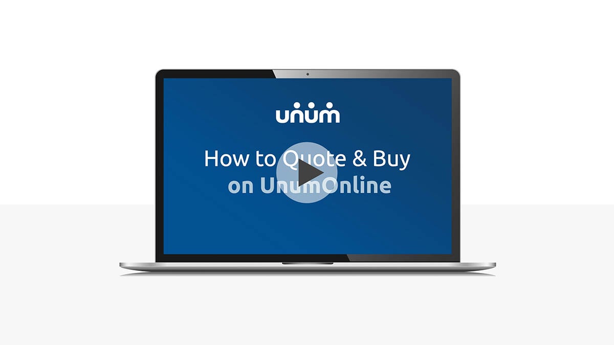 UnumOnline quote and buy video