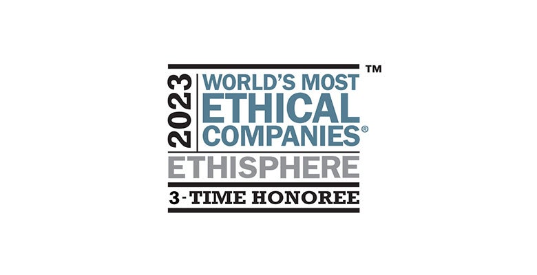 Worlds most ethical companies 2023 logo