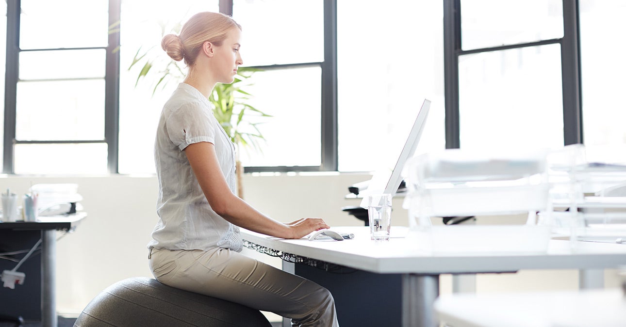 Woman working in the office