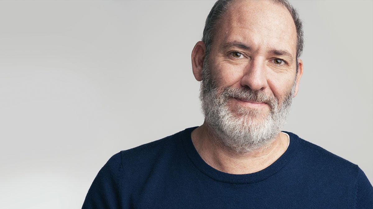 Reframe man looking forward