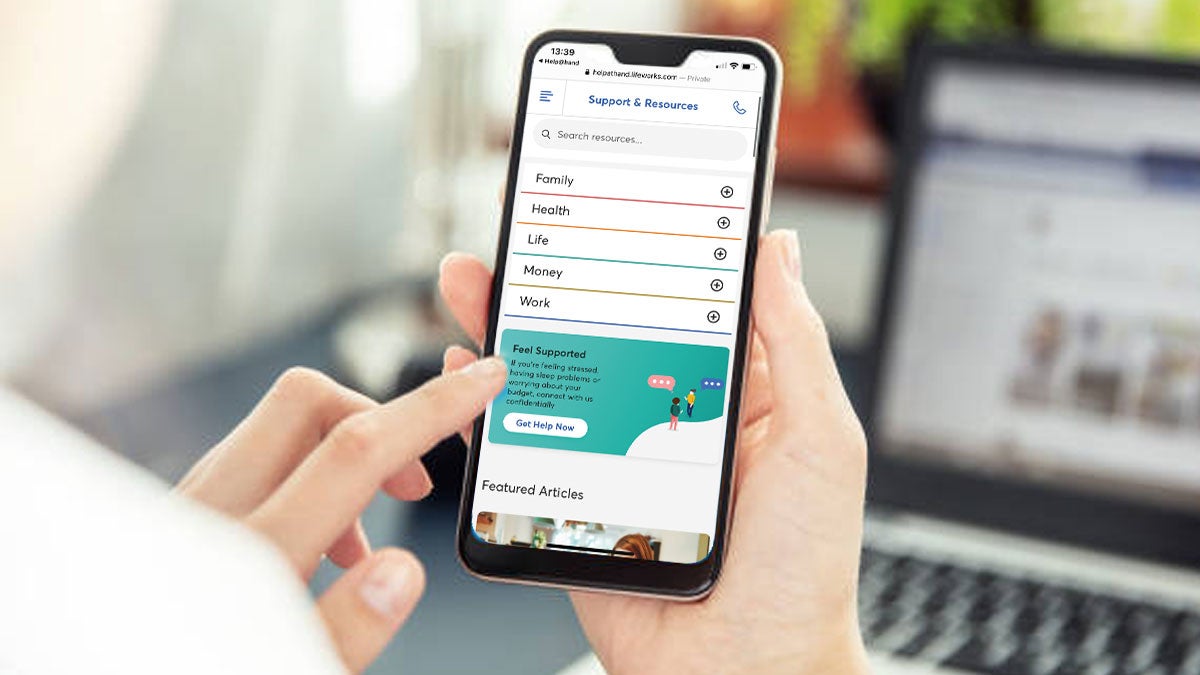 mental health case study employee assistance programme app