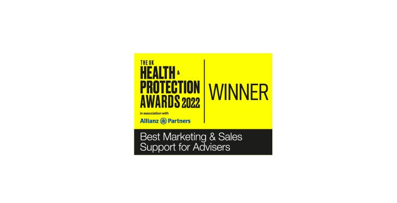 Health Protection Award Best Marketing & Sales Support for Advisers 2022