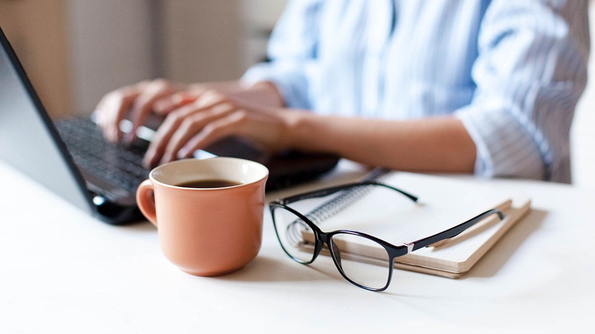 Typing on a computer