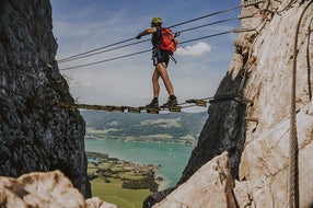 Klettersteig-Drachenwand-Mondsee © Oesterreich-Werbung Foto Jonathan Graml