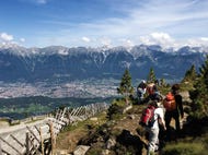 Walking along one of plentiful hiking paths. © Innsbruck Tourismus Walking along one of plentiful hiking paths. © Innsbruck Tourismus