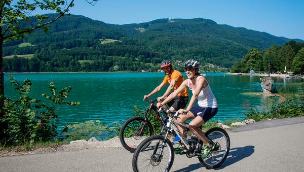 Radfahren am Mondsee © STMG/Stadler Fotograf: Wolfgang Stadler Radfahren am Mondsee © STMG/Stadler Fotograf: Wolfgang Stadler