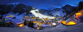 Saalbach-Hinterglemm-Panorama-Nacht © saalbach.com Foto Christian Woeckinger