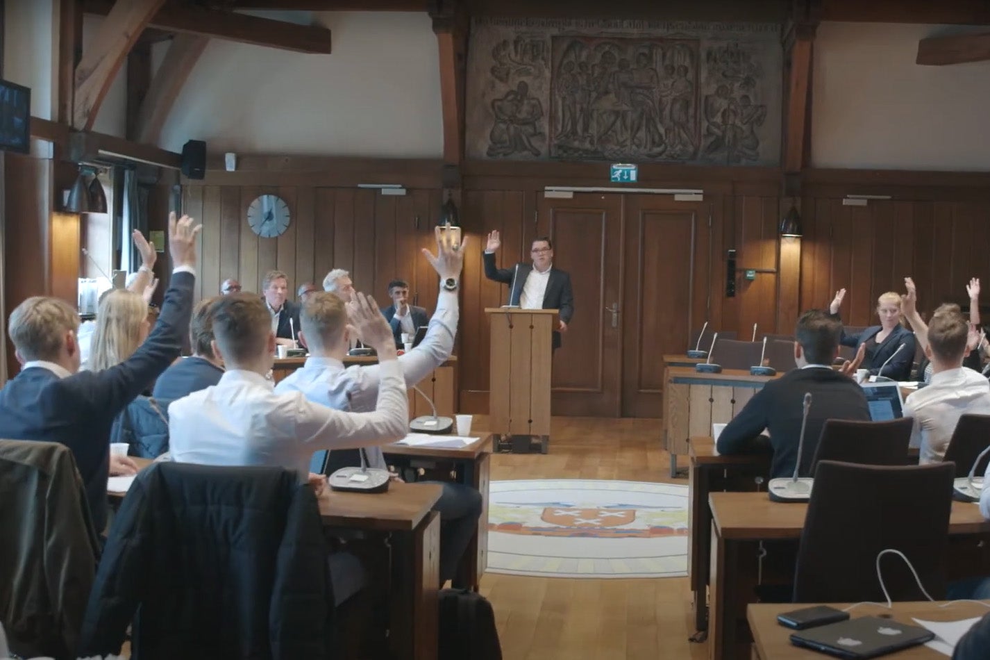 Studenten debatteren