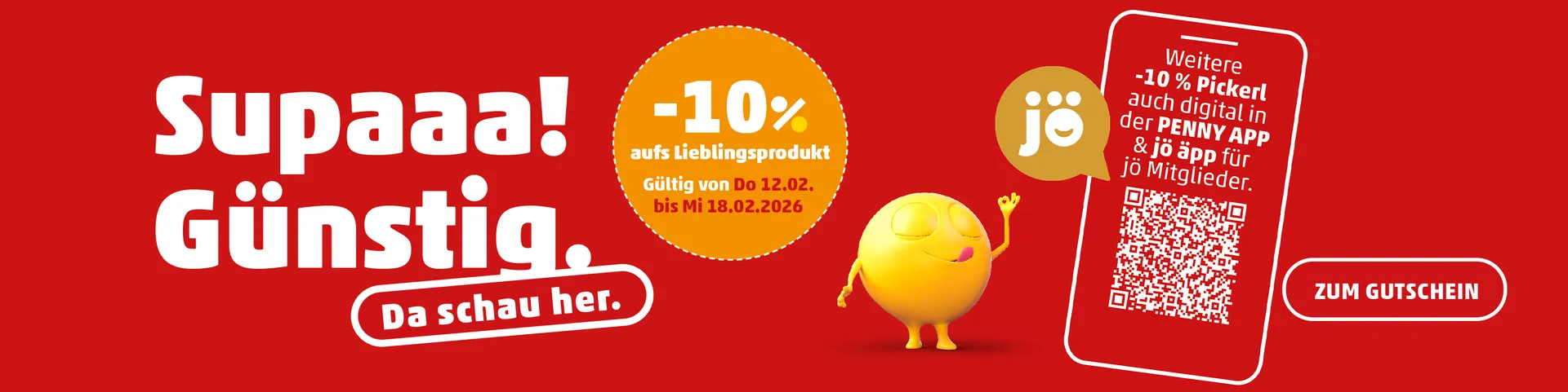 -10% auf dein Lieblingsprodukt von 12.02. bis 18.02.2026