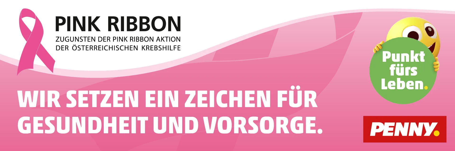 Pink Ribbon x PENNY: Wir setzen ein Zeichen für Gesundheit und Vorsorge.