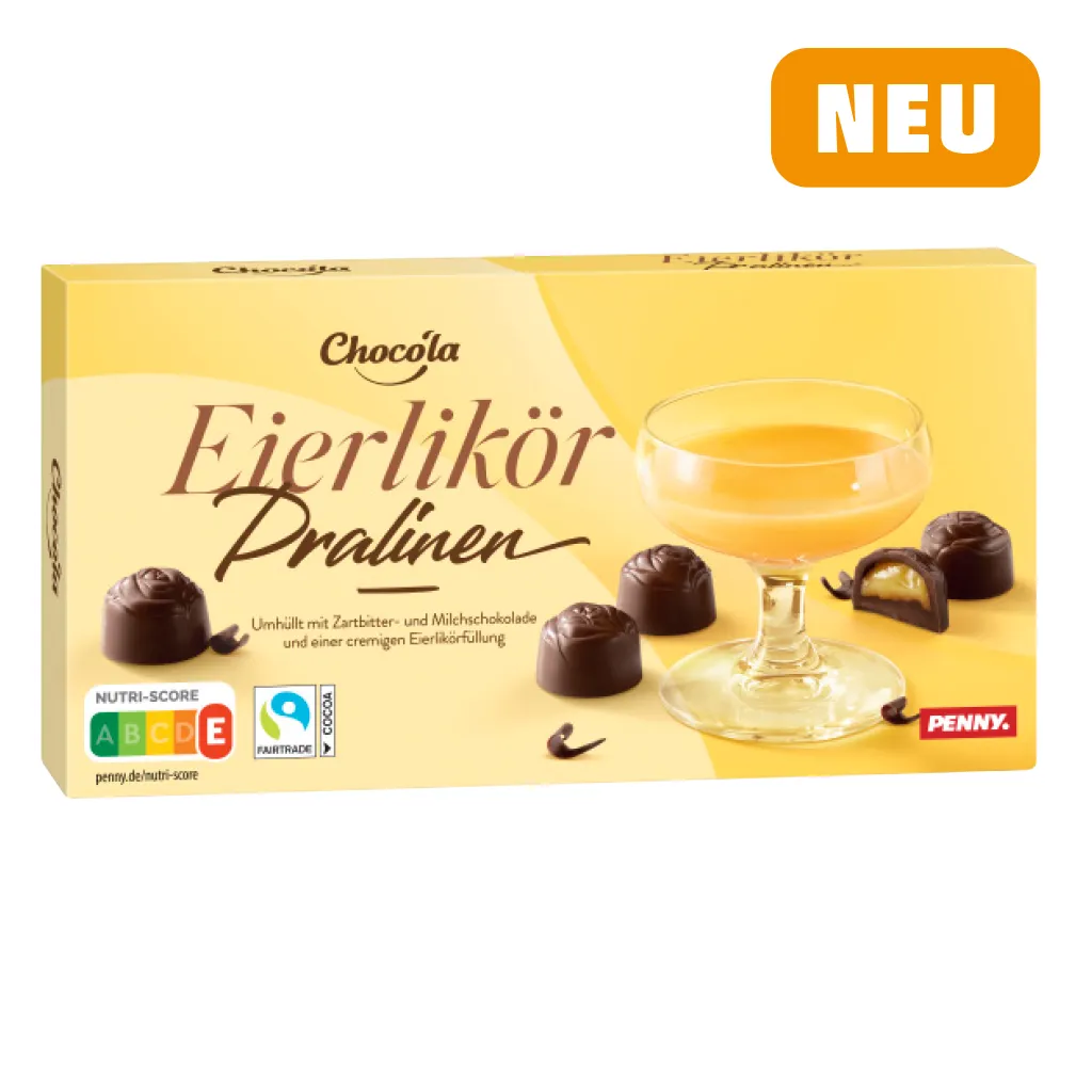 Chocóla Eierlikörpralinen