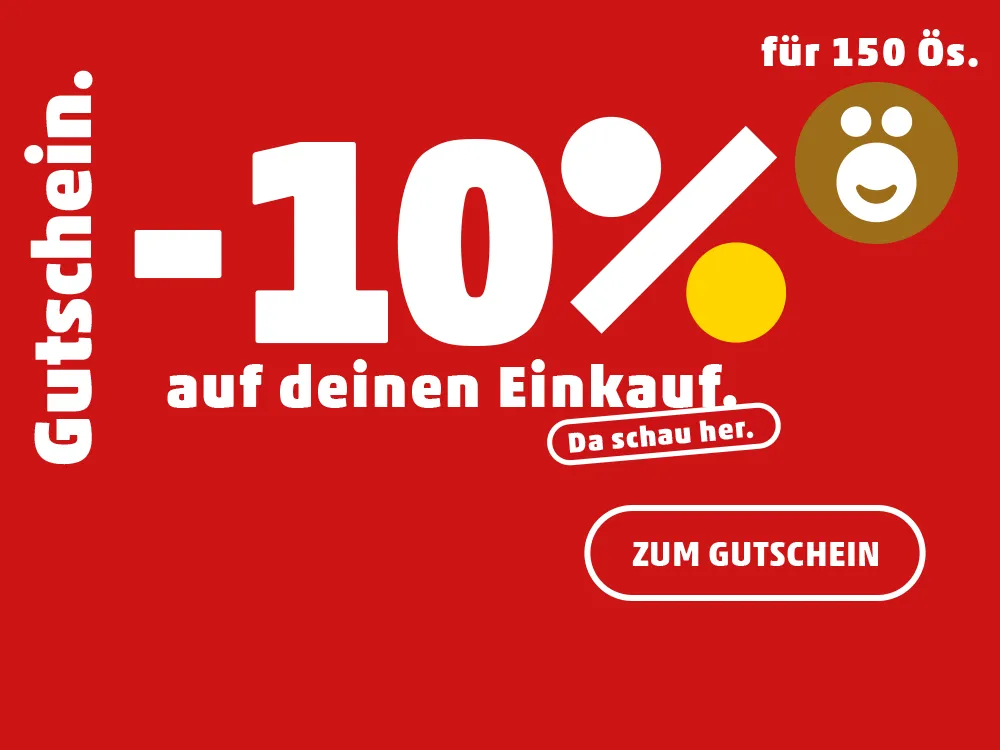Gutschein -10% auf deinen Einkauf für 150 Ös