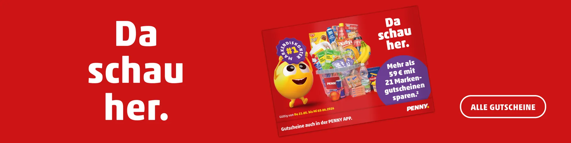 Das PENNY Gutscheinheft von 21.05. bis 03.06.2026