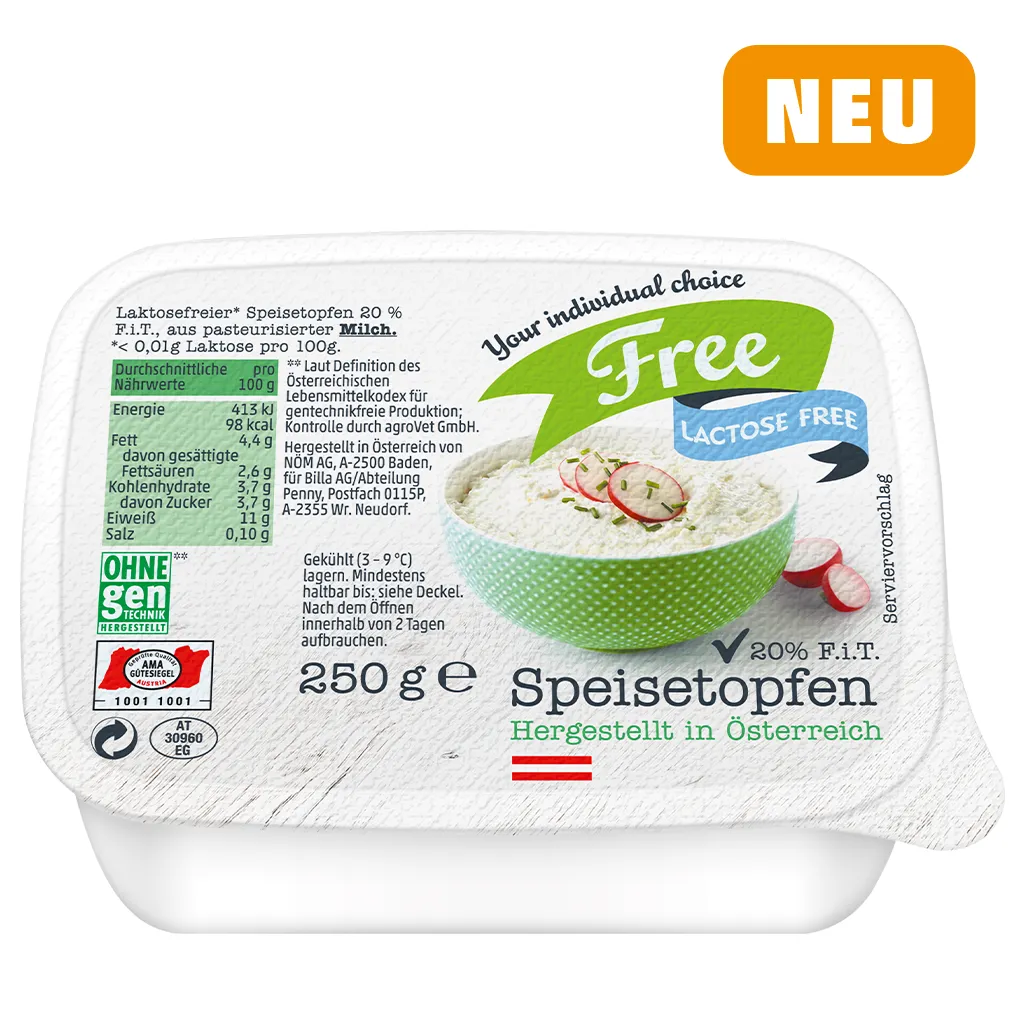 Free Topfen laktosefrei