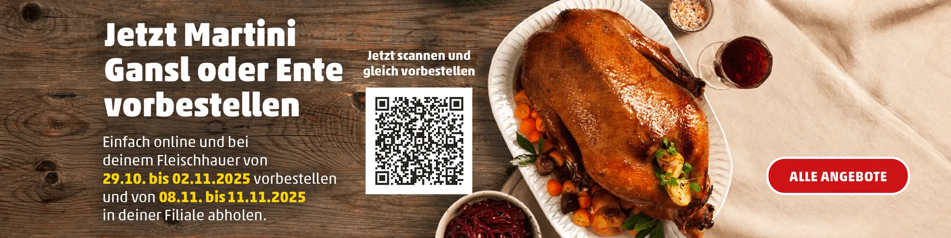 Jetzt bei PENNY Martini Gansl od. Ente vorbestellen